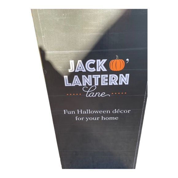 Jack O’Lantern Lane LED Halloween Lighted Witch Hat Indoor Outdoor Figurine NWT - Picture 6 of 11